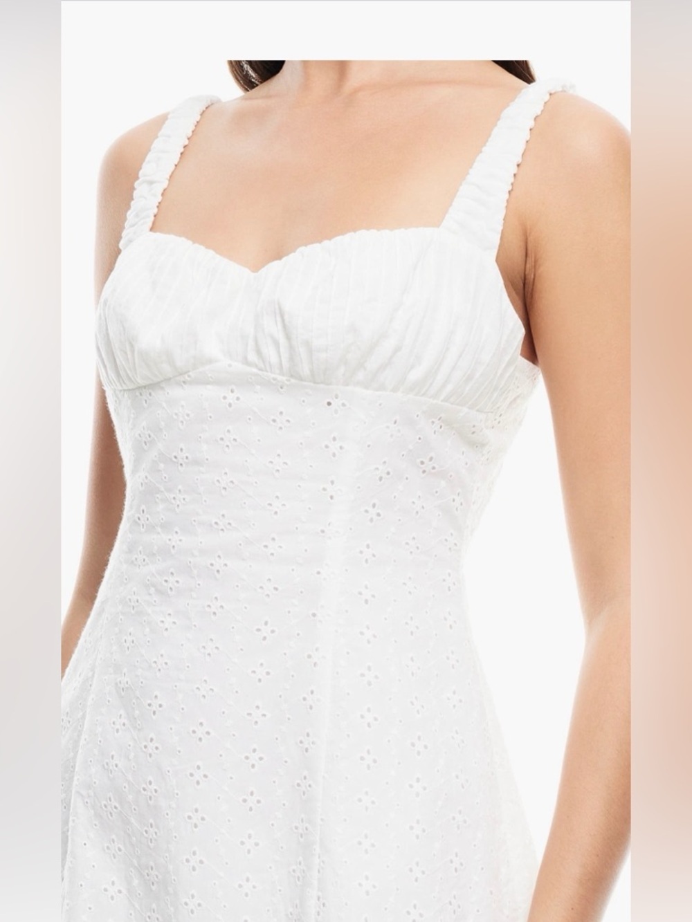Lioness Olsen Eyelet Embroidery Mini Dress - Picture 2 of 5